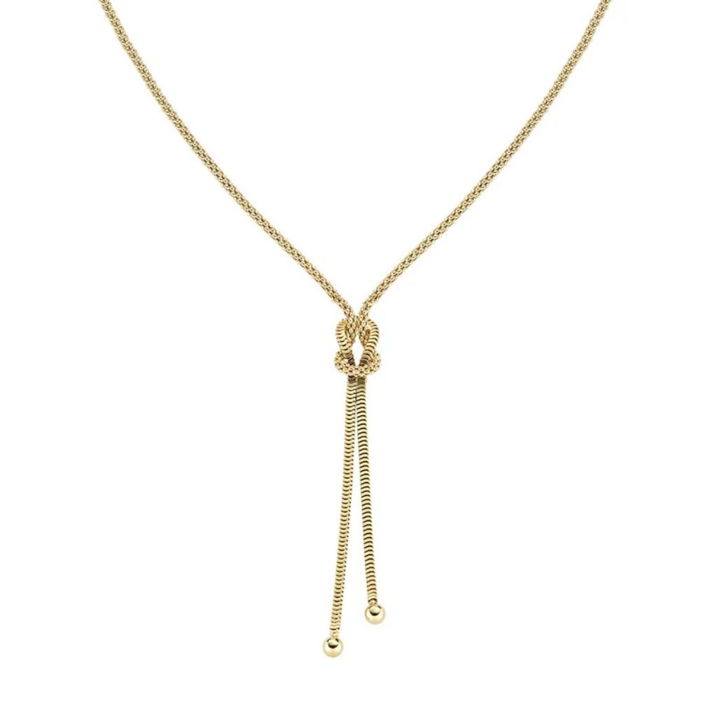 Amen Love Knot Necklace in 925 Silver -