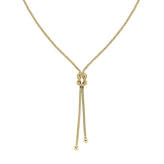 Amen Love Knot Necklace in 925 Silver -