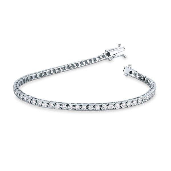 Bracciale Tennis Mirco Visconti in Oro Bianco e Diamanti NL1/40