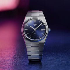 Reloj Tissot PRX para hombre con esfera azul de 40 mm