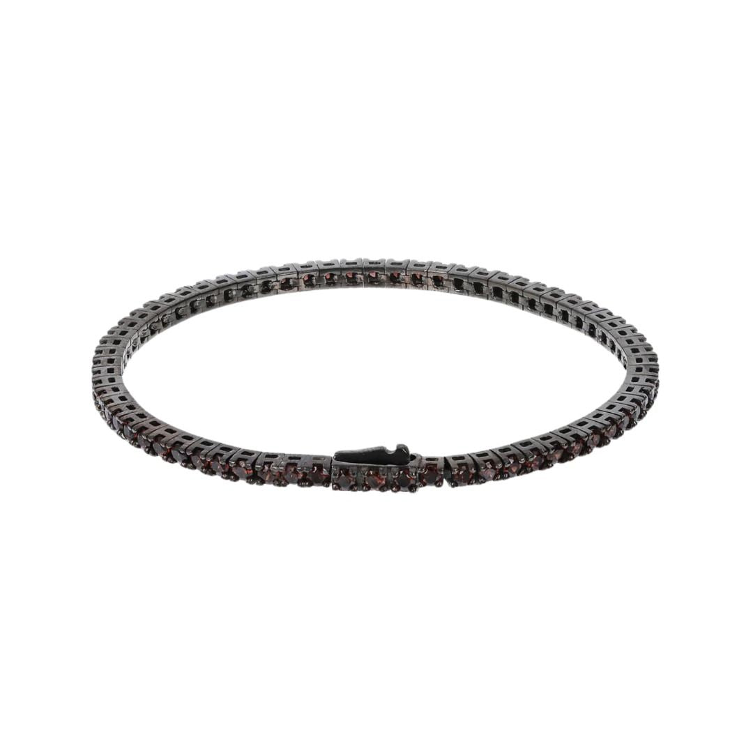 Bracciale Albert M. Tennis Con Zirconi Brown WSOX00568.RT.BRO.19