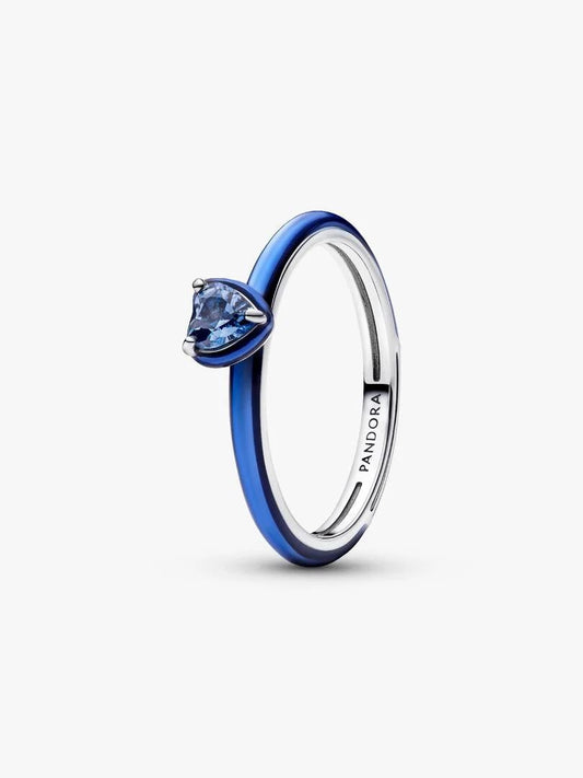 Pandora Blue Chakra Heart Pandora ME Ring