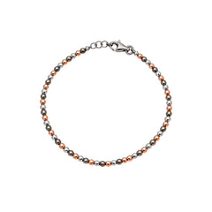 Bracciale Handmade Milleluci in Oro Bianco, Rosa e Brunito 18 KT BRML06