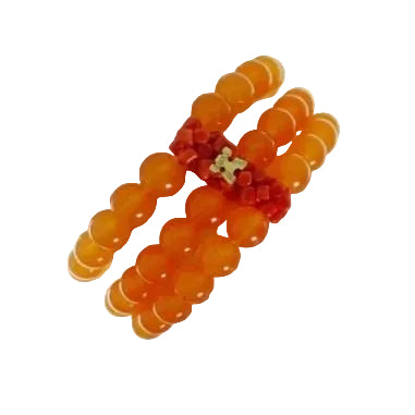 Rajola Charlotte Bracelet with Jade and Coral