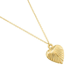 Stroili Beverly Heart Necklace 9 CT Yellow Gold 1436960