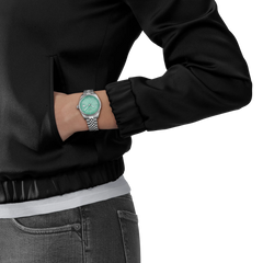 Reloj Tissot Ballade para mujer con esfera aguamarina