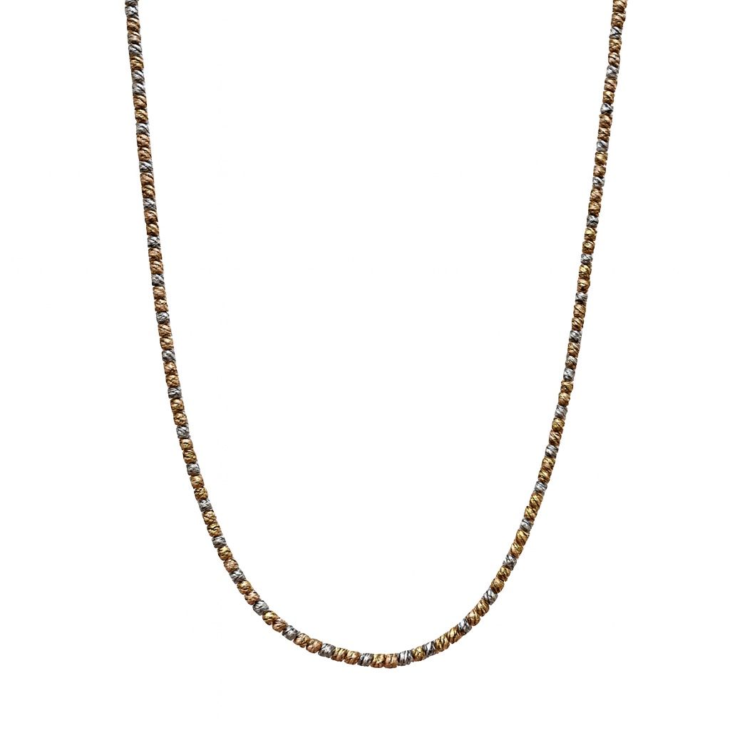 Milleluci Necklace in 18 KT White, Rose and Yellow Gold