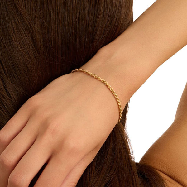 Bracciale Stroili Catena Colette Oro Giallo 9 KT Maglia Corda 1433120