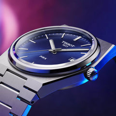 Reloj Tissot PRX para hombre con esfera azul de 40 mm
