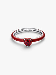 Anillo Pandora Corazón de Chakra Rojo Pandora ME