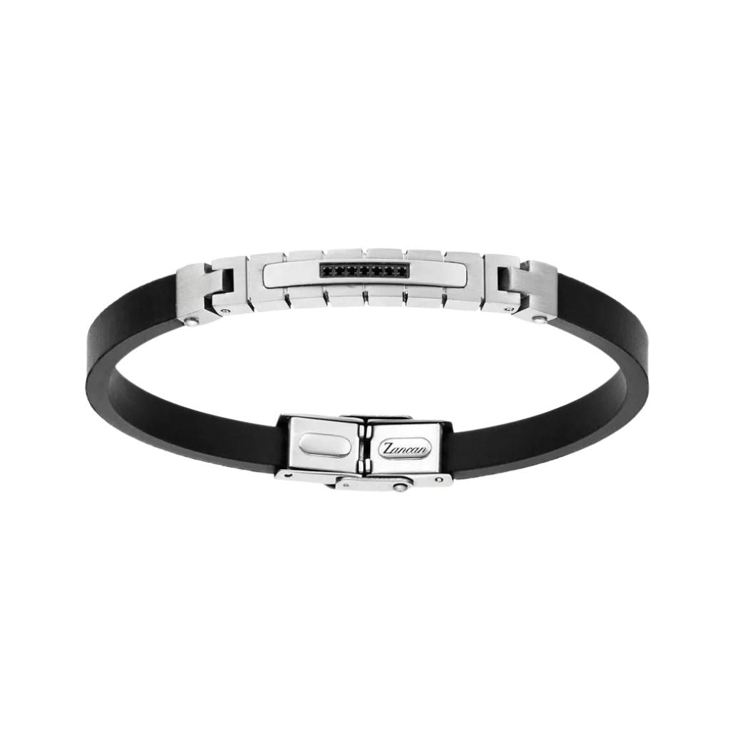 Bracciale Zancan In Caucciù E Acciaio UHB030