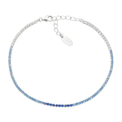 Bracciale Amen Tennis Mania Con Zirconi Degradè Blu/Verde  BT1DEB
