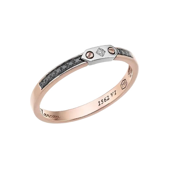 Anillo Zancan para hombre en oro rosa de 18 quilates