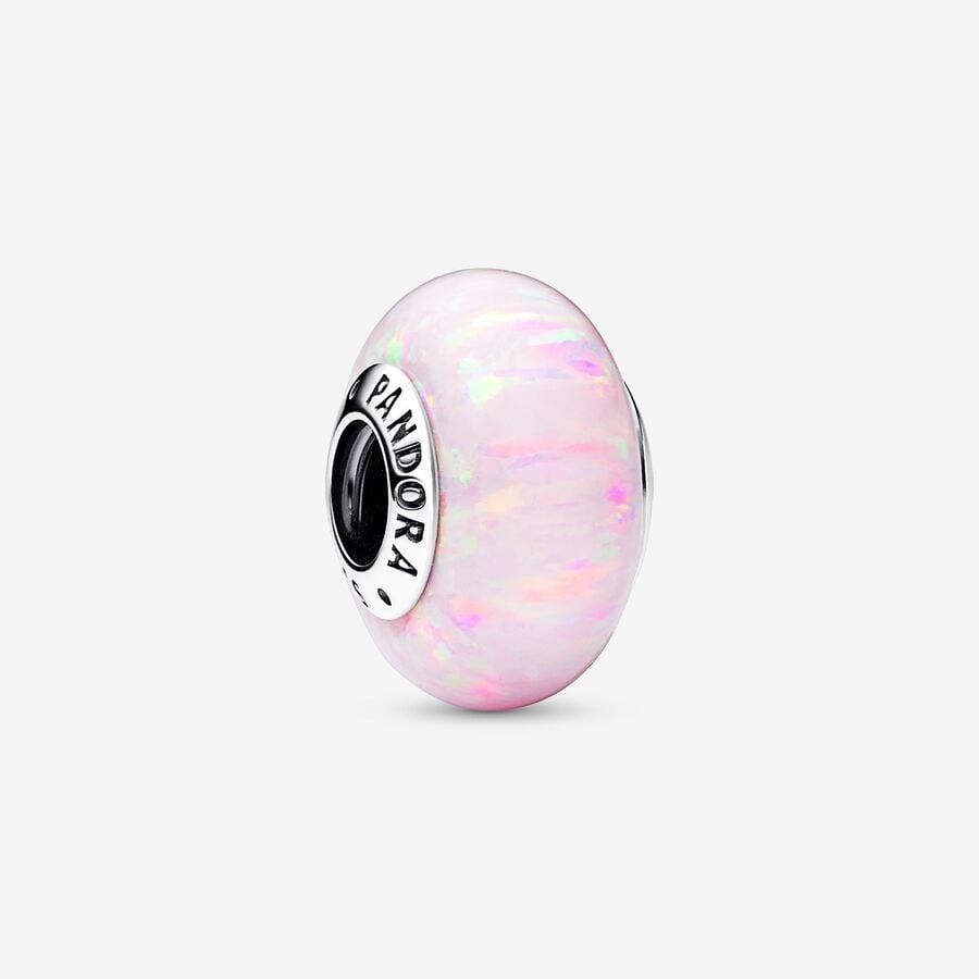 Pandora Pink Glitter Opal Charm