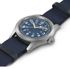 Orologio Hamilton Uomo Khaki Field Meccanico Blu H69439940