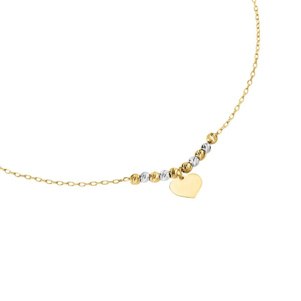 Bracciale Stroili Cuore Mon Petit Oro Bicolore 9 KT 1416654