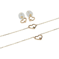 Collana Stroili Cuore Mon Petit Oro Giallo 9 KT Diamante 0,004 ct 1432783
