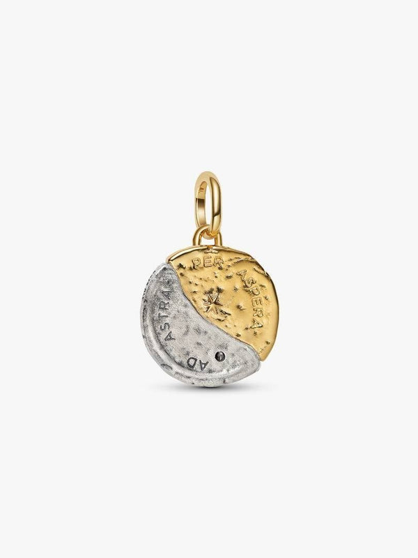 Charm Pandora Medallion Sole E Luna "Per Aspera Ad Astra" 763977C01