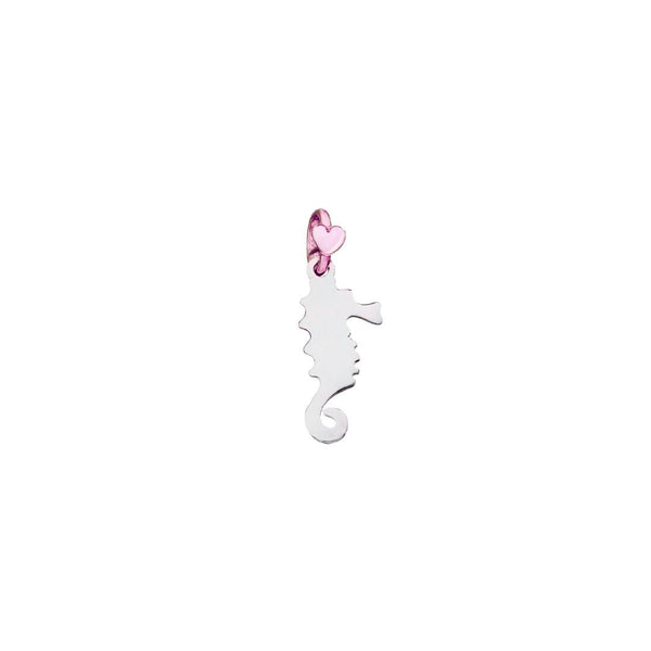Charm Dodo Mariani Ippocampo In Argento E Oro Rosa 9 Kt IPPO947