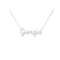 Giorgia Name Necklace in 316 Stainless Steel