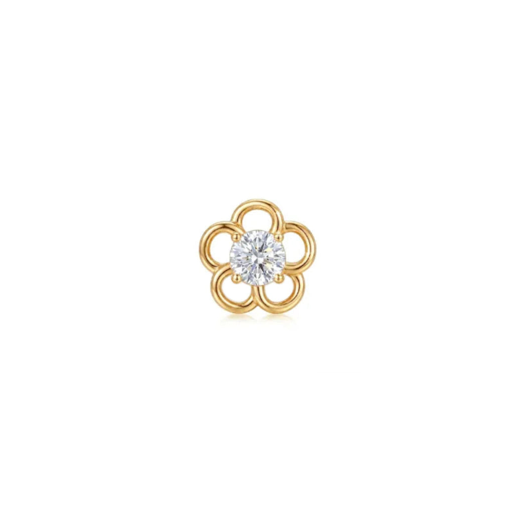 Charm Elements Fiorellino con diamante ECF13570.001