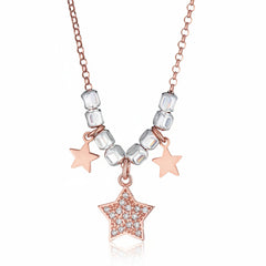 Marcello Pane My Little Emotion Necklace with Stars