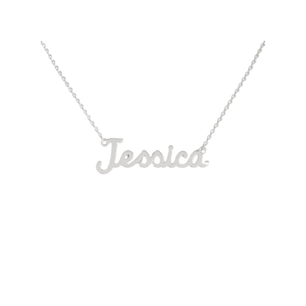 Collana Nome Jessica In Acciaio 316 -