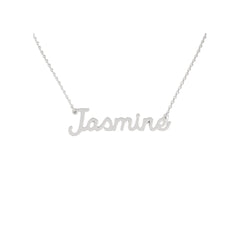 Collana Nome Jasmine Acciaio 316 -