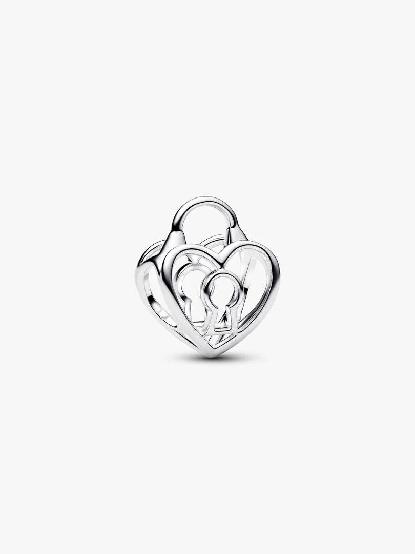 Pandora Openwork Heart Lock Charm