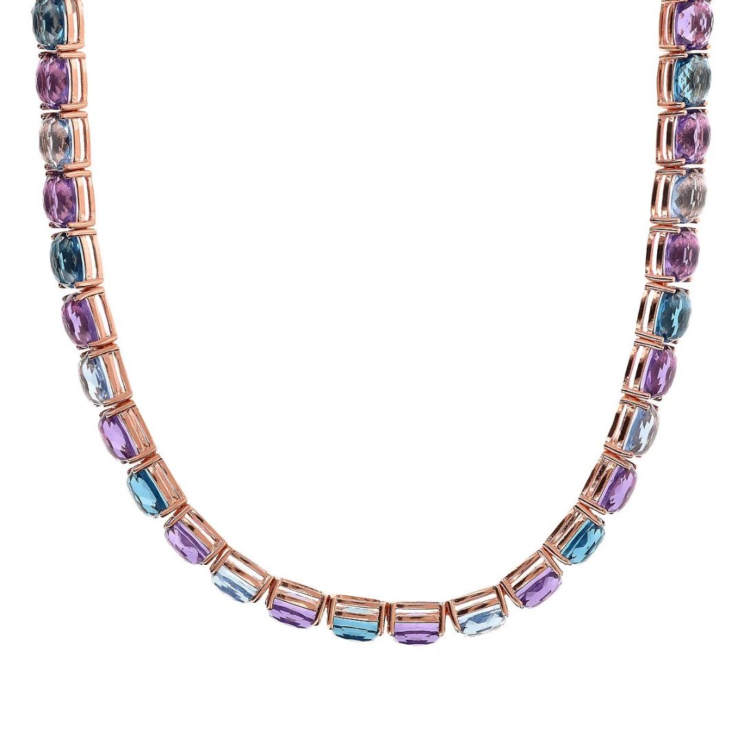 Collana Bronzallure Chocker Con Pietre Multicolor WSBZ02369.BLU-SP