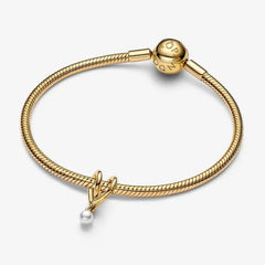 Pandora Family Charm, Where Love Is Endless 14K Yellow Gold Plating