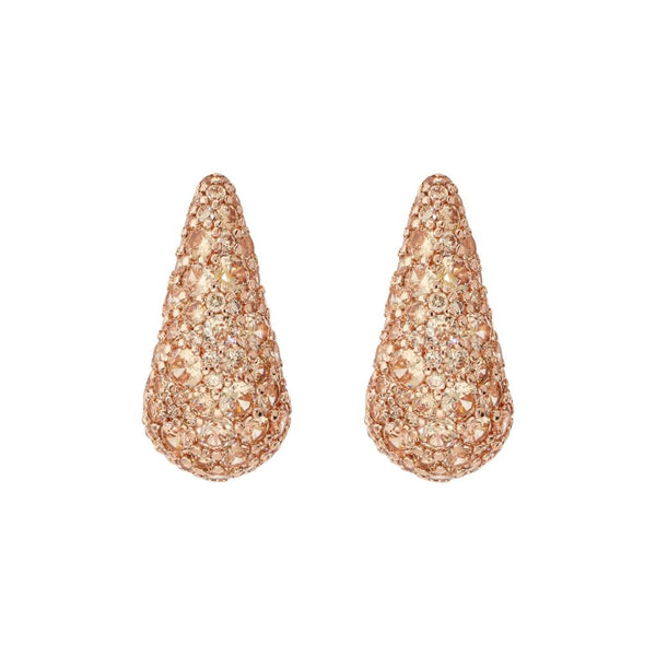 Orecchini Bronzallure a Goccia con Pavé di Cubic Zirconia -