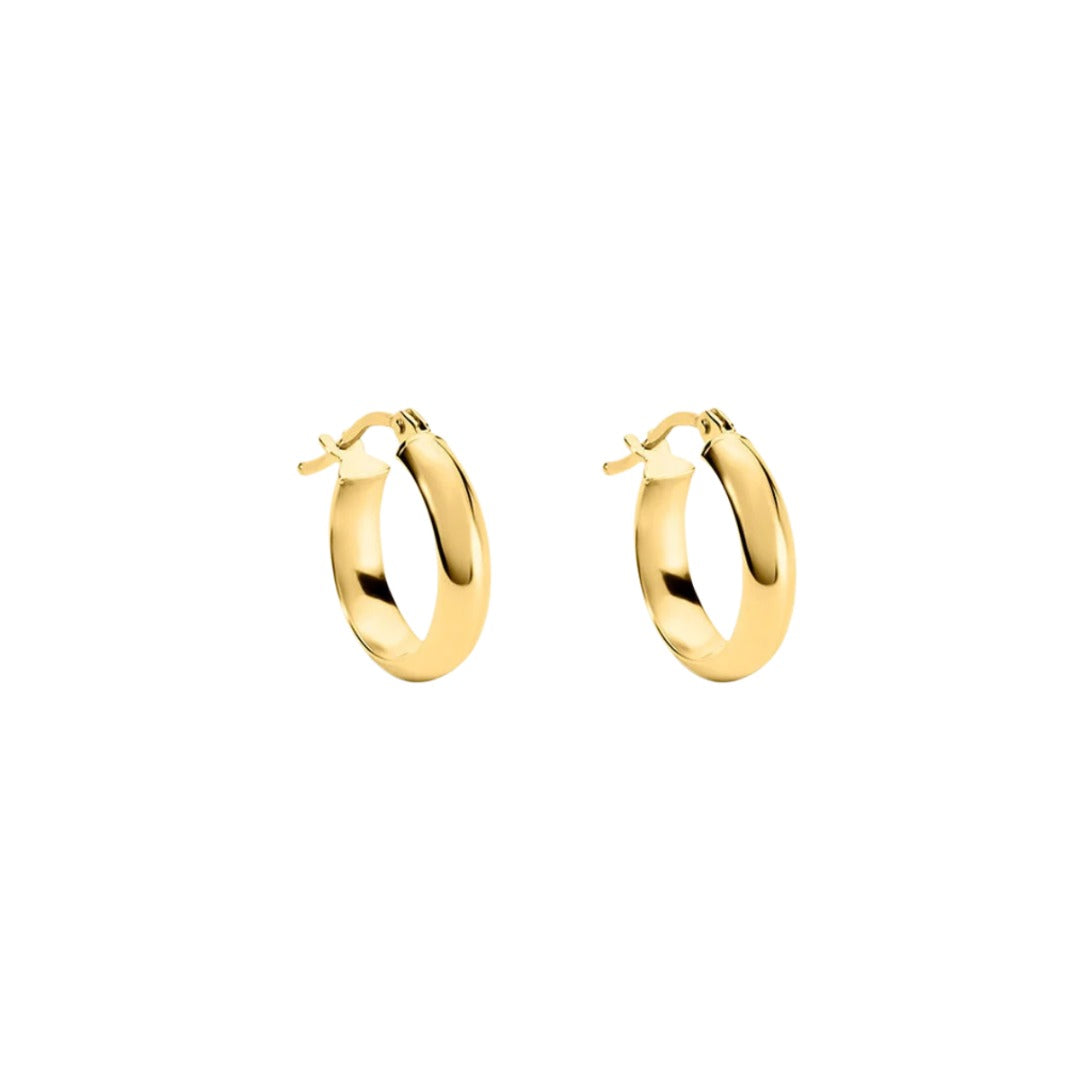 Orecchini Stroili A Cerchio Toujours Oro Giallo 9 KT 1401017