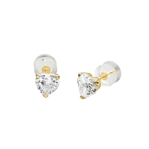 Orecchini Stroili Lobo Cuore Bon Ton Oro Giallo 9 KT Cubic Zirconia 1418109