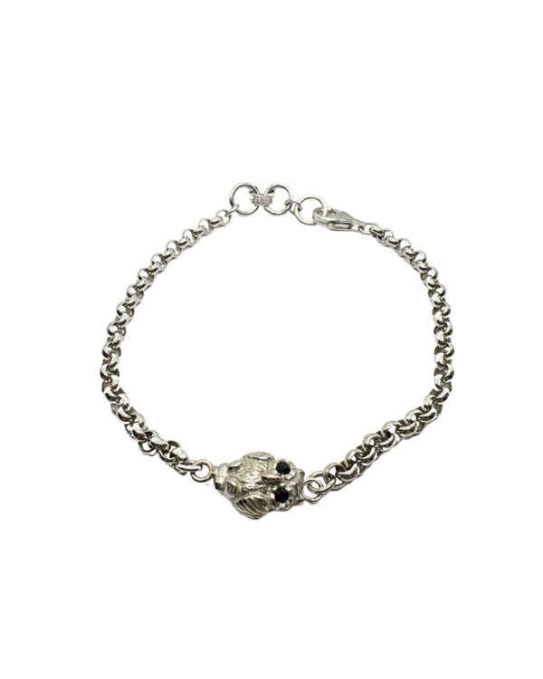 Maria Cristina Sterling Owl Chain Bracelet