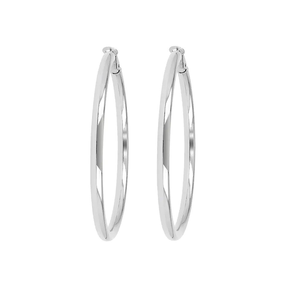 Orecchini Bronzallure Cerchio Argentati WSBZ00311W.W