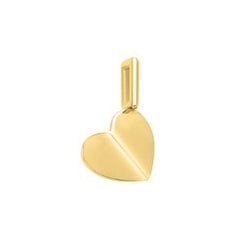 Charm Elements Small Open Heart in Yellow Gold ECF11711