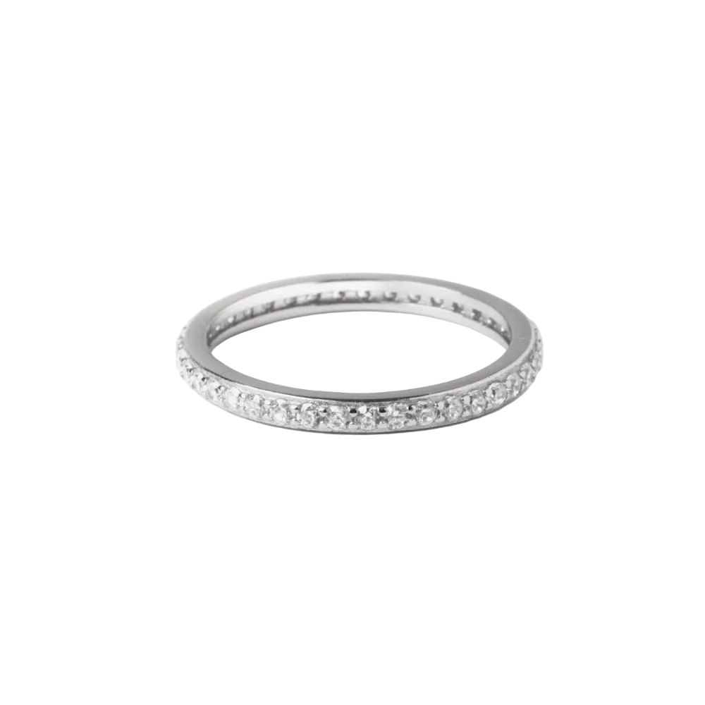 Anillo de eternidad Nove25 con circonita cúbica