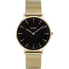 Cluse La Boheme Gold Watch with Black Dial