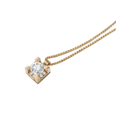 Giorgio Visconti rose gold necklace with diamonds IO LUCE