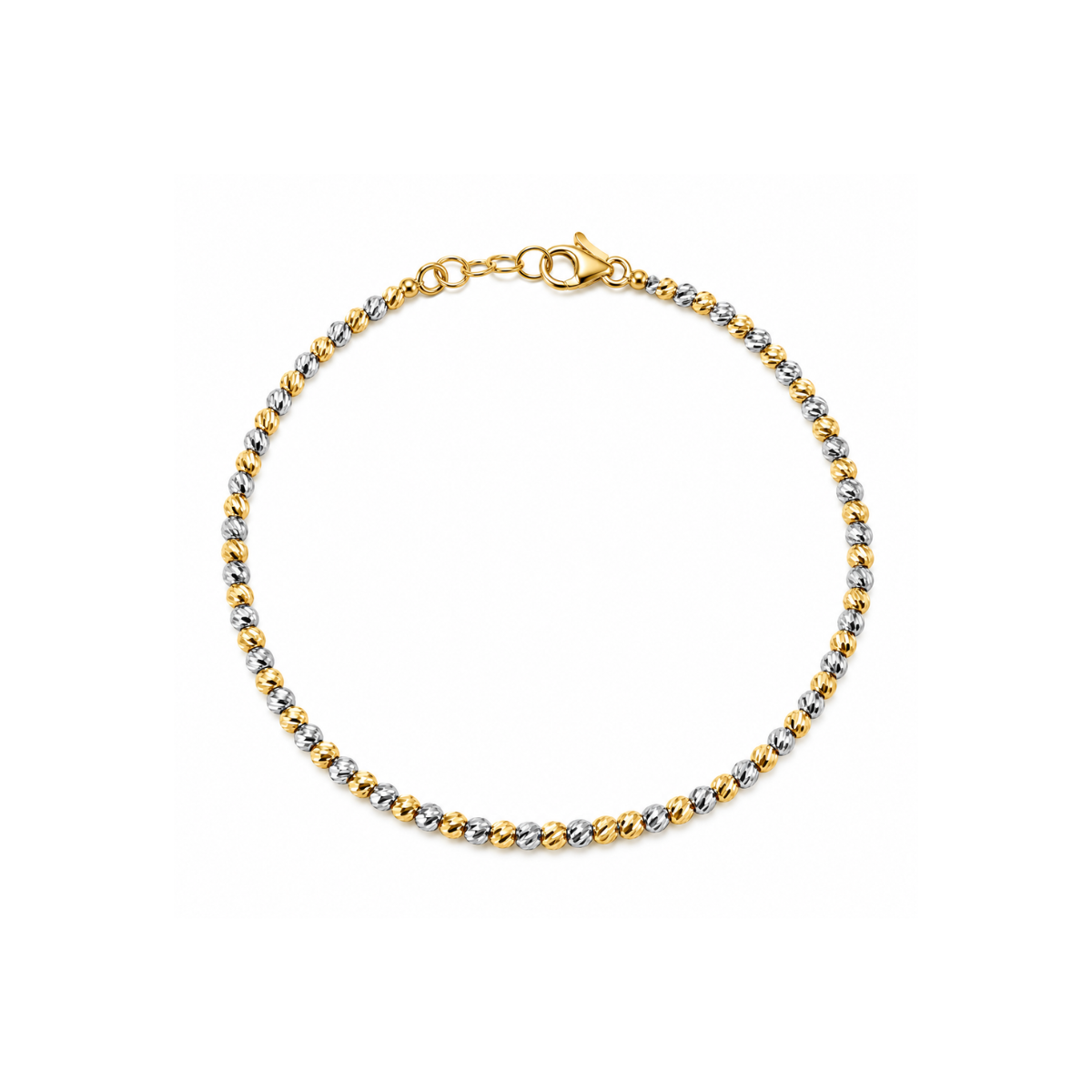 Bracciale Handmade Milleluci in Oro Bianco e Giallo 18 KT BRML10