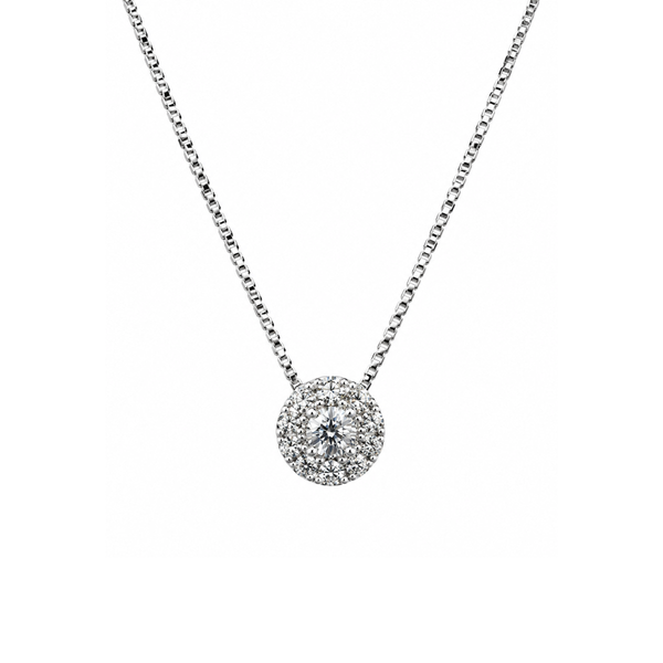Collana in Oro Bianco Punto Luce Magic con Diamanti COL763