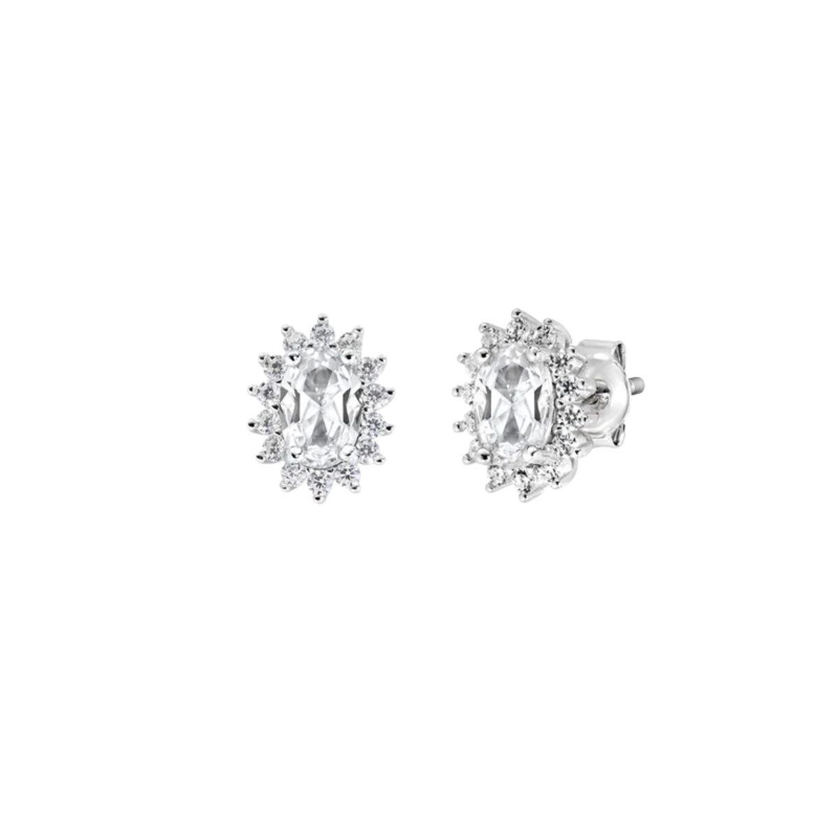 Orecchini Amen Mini Royal Lady Con Zircone Colorato -