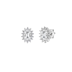 Orecchini Amen Mini Royal Lady Con Zircone Colorato -