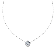 Collar Amen Diamonds con punto de luz blanco CLSO