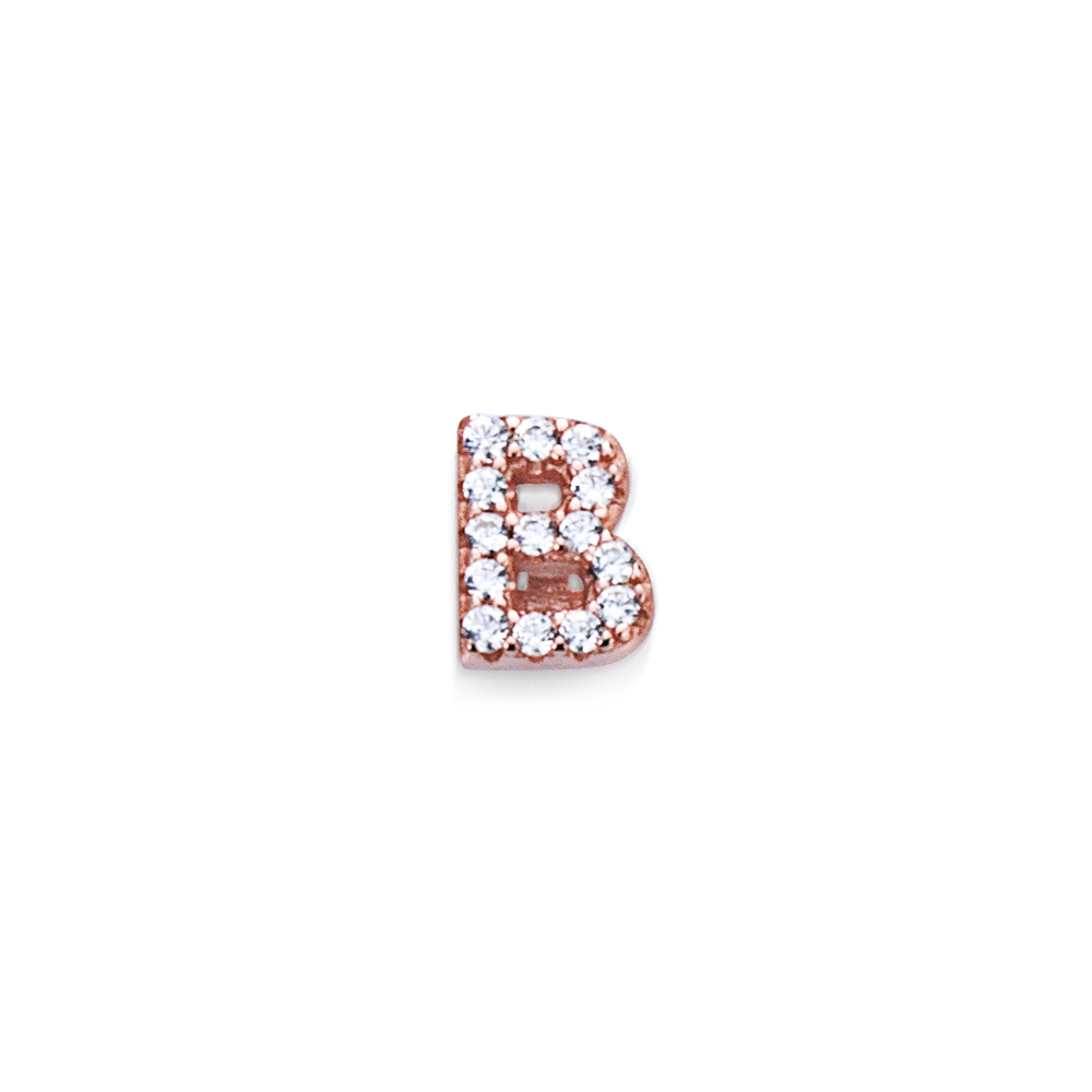 Charm del alfabeto Marcello Pane - Colección Letras Rosè