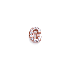 Charm del alfabeto Marcello Pane - Colección Letras Rosè