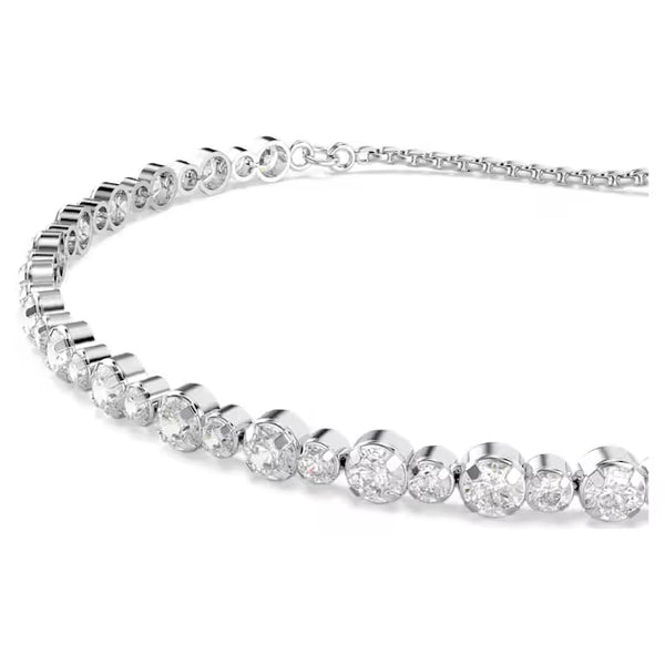 Bracciale Swarovski Subtle Trilogy con Pietre Bianche e Chiusura Scorrevole 5465384