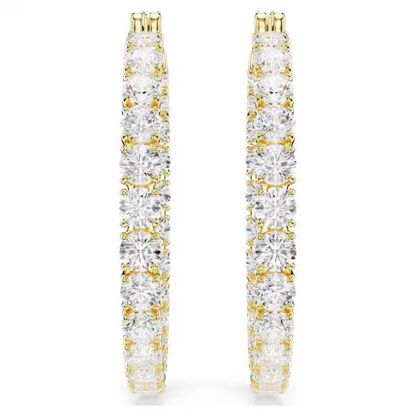 Orecchini Swarovski Matrix A Cerchio Placcati Oro Giallo 5750620