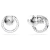 PENDIENTES REDONDOS SWAROVSKI EN RODIO BLANCO, LÍNEA CONSTELLA